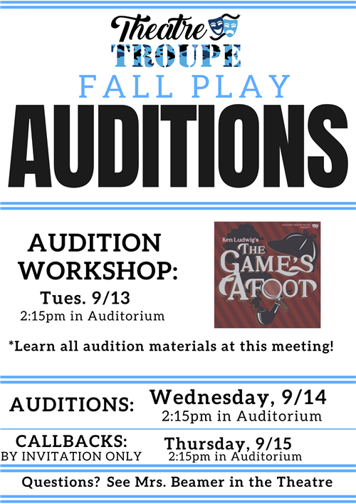 Audition Poster